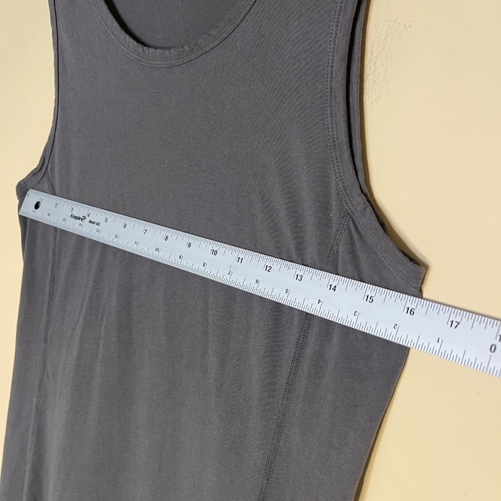 James Perse Dark Gray Sleeveless A-Line Dress - Picture 6 of 7